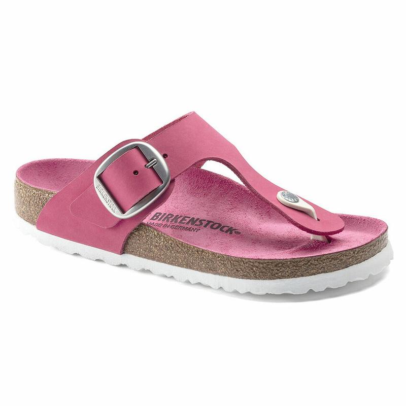 Gizeh Birkenstock Big Prackou Nubuck Damske Ruzove | SK 115WNB